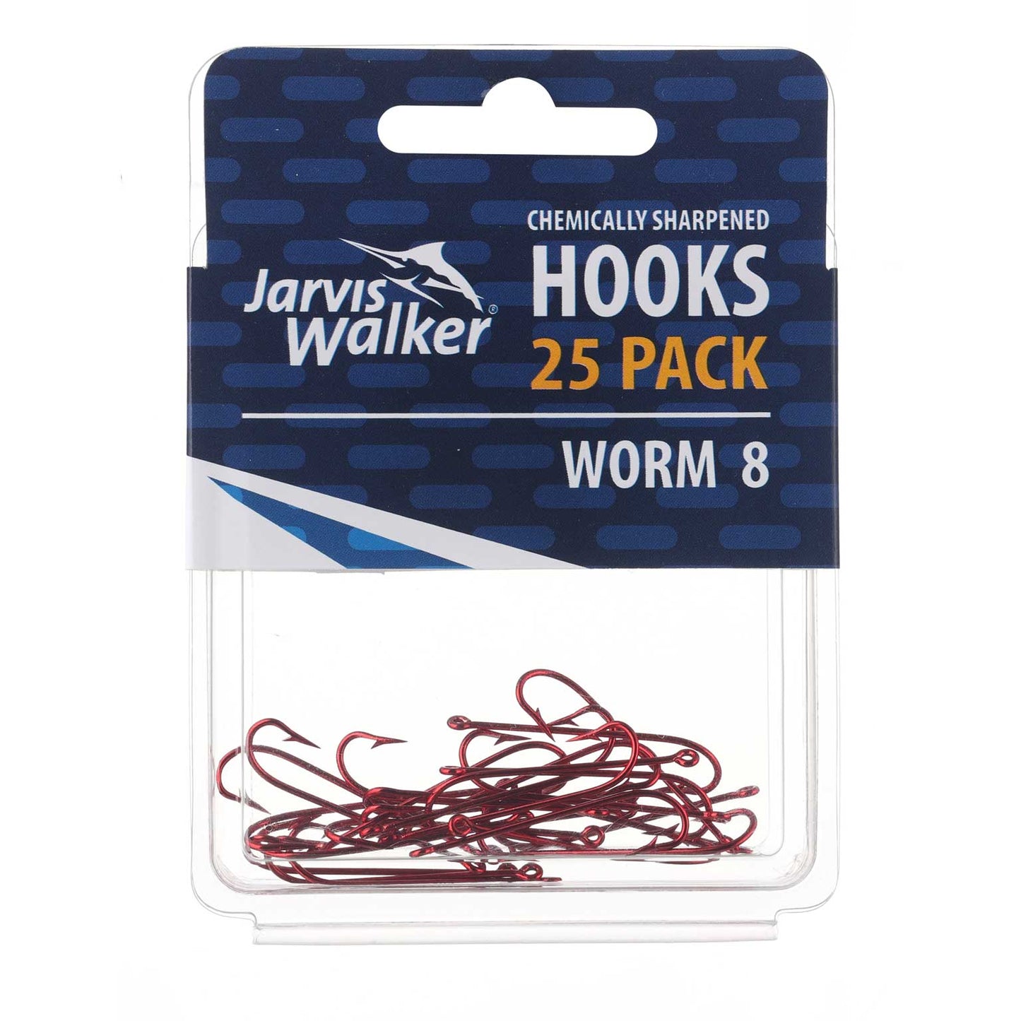 Jarvis Walker Long Shank Worm Hooks 25 pack