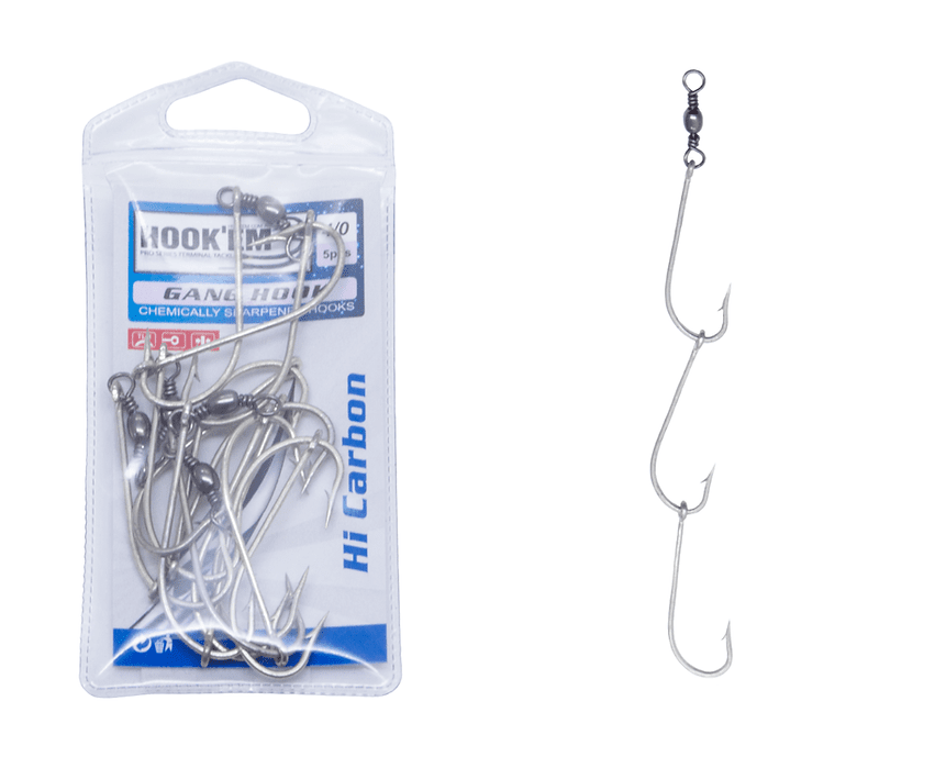 Hook'Em Fishing Gang Hooks