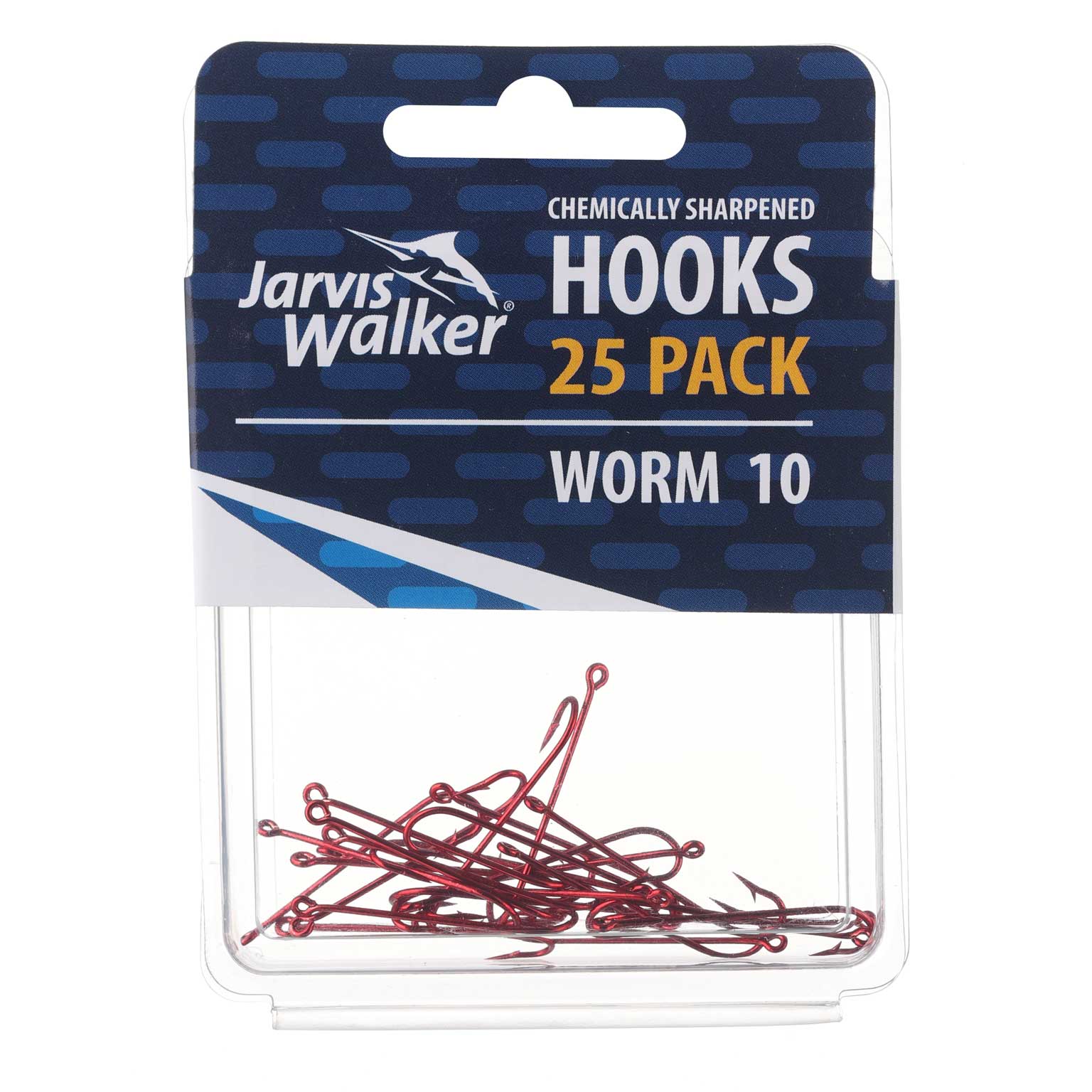 Jarvis Walker Long Shank Worm Hooks 25 pack