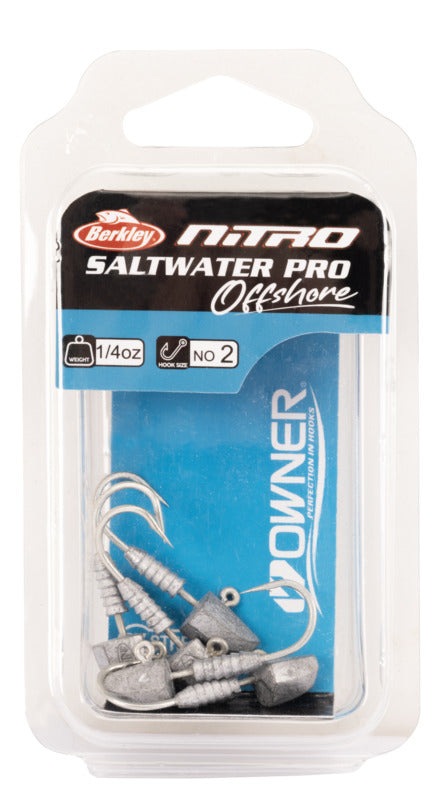 Berkley Nitro Saltwater Pro Offshore Jig Heads - New 2023 Packaging
