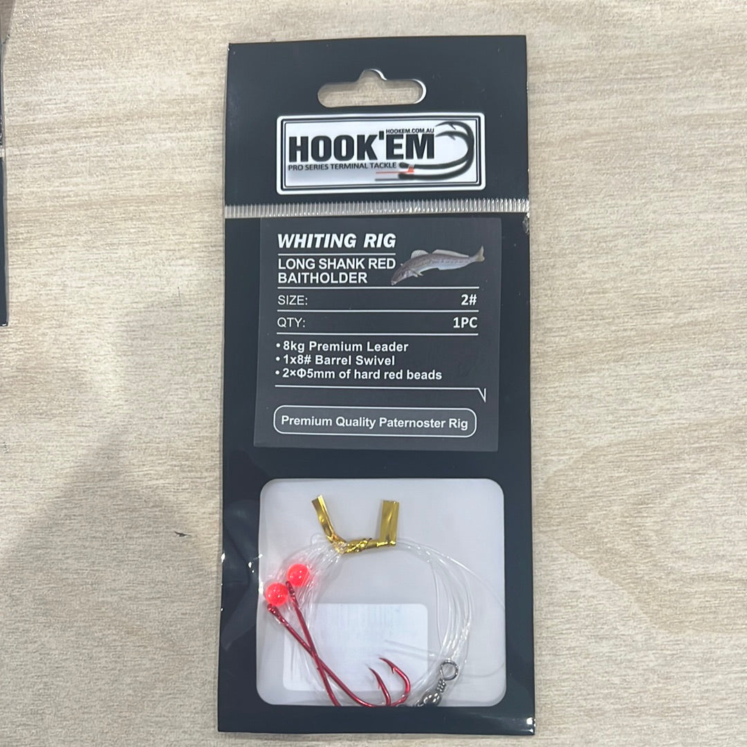 Hook'Em Fishing Pre Rigged Hooks - Whiting